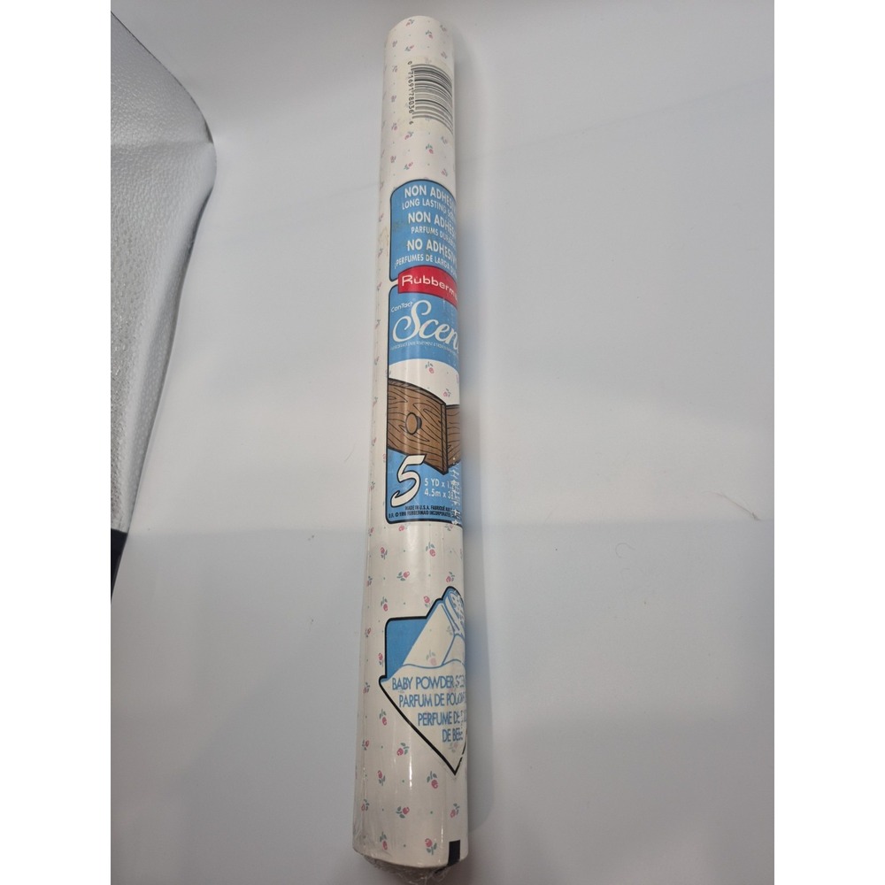 Rubbermaid Contact Paper Roll Scents Baby Powder 5 Yards X 1.2 Feet 1996 VTG New